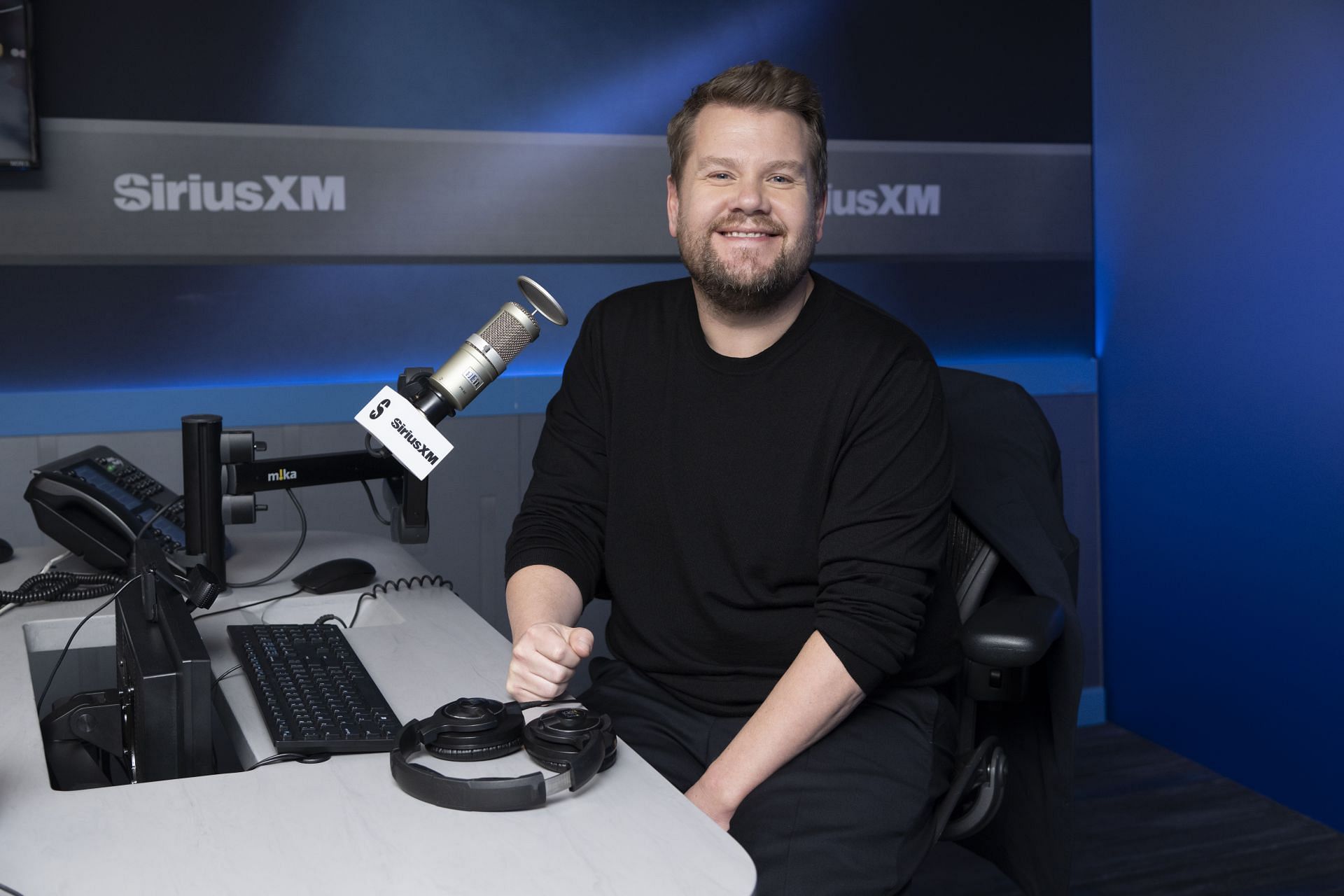 James Corden At SiriusXM Studios In New York (Image via Getty)